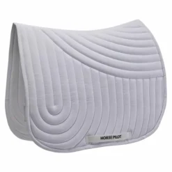 Horse Pilot - Tapis de selle Ergonomic blanc