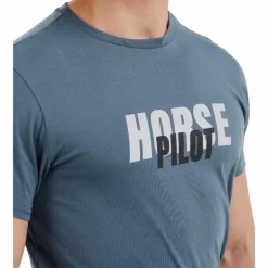 Horse Pilot - T-shirt manches courtes homme Team vintage indigo