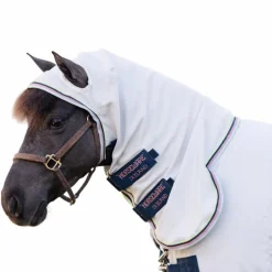 Horseware - Chemise anti-mouches Amigo Ripstop  Petite Hoody argent/ lime/ marine/ rose