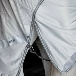 Horseware - Chemise anti-mouches de monte Amigo Flyrider argent/ titanium grey/ argent