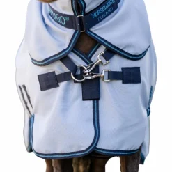 Horseware - Chemise anti-mouches Amigo Ripstop  Petite Hoody azure blue/ marine/ bleu électrique