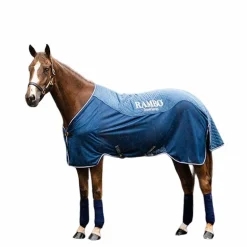 Horseware - Chemise de transport Rambo marine/ argent