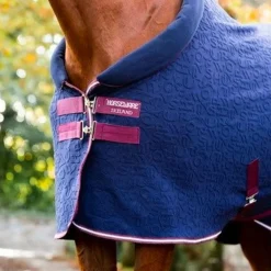 Horseware - Chemise polaire Cosy Cooler à Reliefs marine