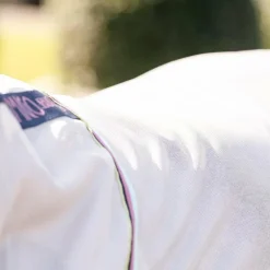 Horseware - Couverture anti-mouches Amigo Bug Rug Plus Pony argent/ lime/ marine/ rose/ bleu