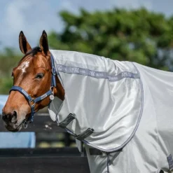 Horseware - Couverture anti-mouches Amigo Bug Rug Plus XL argent/ titanium grey/ argent