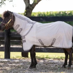 Horseware - Couverture anti-mouches Amigo Bug Rug Plus Petite argent/ titanium grey/ argent