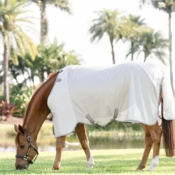 Horseware - Couverture anti-mouches Amigo Bug Rug silver/ titanium grey/ argent