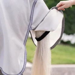 Horseware - Couverture anti-mouches Amigo Bug Rug Plus Pony argent/ titanium grey/ argent