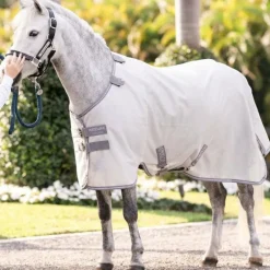 Horseware - Couverture anti-mouches Amigo Bug Rug Pony argent/ titanium grey/ argent