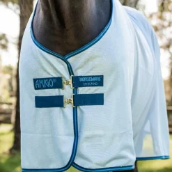 Horseware - Couverture anti-mouches Amigo Bug Rug azure blue/ marine/ bleu électrique