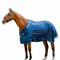 Horseware - Couverture de transport Signature Travel Series marine 50g