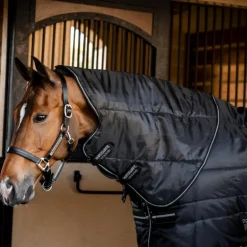 Horseware - Couverture de box Amigo Ripstop Insulator Plus Stable noir/ argent 200g