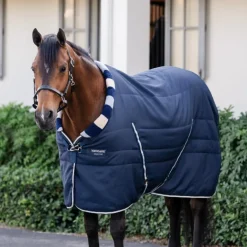 Horseware - Couverture de box Newmarket Cosy Stable witney navy 200g