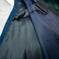 Horseware - Couverture de box Amigo Ripstop Insulator dynasty green/ marine/ argent 350g