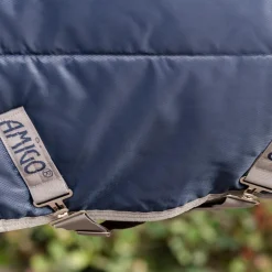 Horseware - Couverture de box Amigo Ripstop Insulator Plus Pony Stable marine/ titanium grey 200g