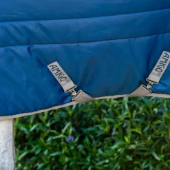 Horseware - Couverture de box Amigo Ripstop Insulator Plus Stable marine/ titanium grey 350g