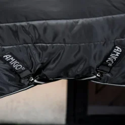 Horseware - Couverture de box Amigo Ripstop Insulator Stable noir/ argent 50g