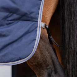 Horseware - Couverture de box Rhino Stable VL marine/ titanium grey/ classic blue 250g