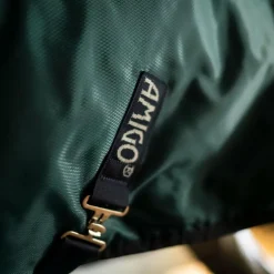 Horseware - Couverture de box Amigo Ripstop Insulator dynasty green/ marine/ argent 100g