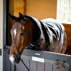 Horseware - Couverture de box Amigo Ripstop Insulator Plus Stable noir/ argent 350g