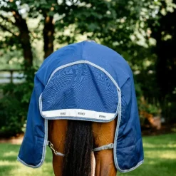 Horseware - Couverture d'extérieur Rhino Wug marine/ titanium grey/ classic blue 250g