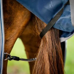 Horseware - Couverture d'extérieur Rambo Turnout marine/ thunderstorm gris/ argent 100g