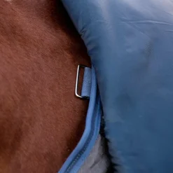 Horseware - Couverture d'extérieur Rhino Plus HexStop gris/ indigo 100g