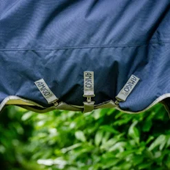 Horseware - Couverture d'extérieur Amigo Bravo 12 XL Original marine/ titanium grey/ argent 0g