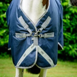 Horseware - Couverture d'extérieur Amigo Bravo 12 XL Original marine/ titanium grey/ argent 0g