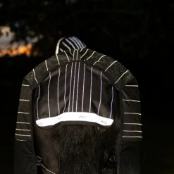 Horseware - Couverture d'extérieur Amigo FieldSafe Reflectech Plus Turnout noir 50g