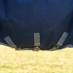Horseware - Couverture d'extérieur Rhino Turnout marine/ titanium grey/ classic blue 100g