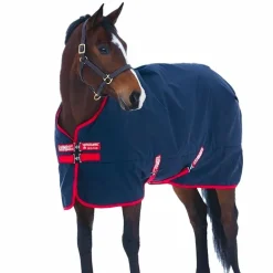 Horseware - Couverture d'extérieur Rambo Original marine/ rouge 200g