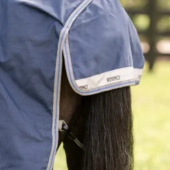 Horseware - Couverture d'extérieur Rhino Pony Turnout marine/ titanium grey/ classic blue 0g