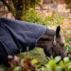 Horseware - Couverture d'extérieur Rambo Duo Force marine/ blanc 100g + 300g