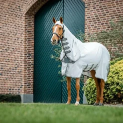 Horseware - Couverture d'extérieur Amigo Ripstop Hoody argent/ titanium grey/ argent