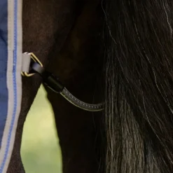 Horseware - Couverture d'extérieur Rhino Turnout VL marine/ titanium grey/ classic blue 250g