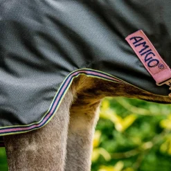 Horseware - Couverture d'extérieur Amigo Hero Ripstop shadow/ rose/ marine 0g