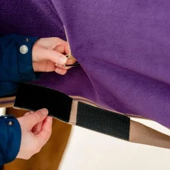 Horseware - Couverture polaire Amigo Fleece Cooler winterberry et taupe