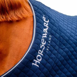 Horseware - Couverture séchante Autumn Cooler marine/ argent 100g