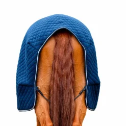 Horseware - Couverture séchante Autumn Cooler marine/ argent 100g