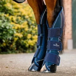 Horseware - Guêtres de transport Signature marine (x4)