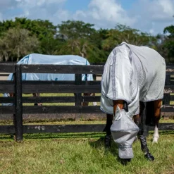 Horseware - Masque anti-mouches Rambo Fly Mask argent/ titanium grey/ argent