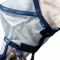 Horseware - Masque anti-mouches Rambo Fly Mask azure blue/ marine/ bleu électrique