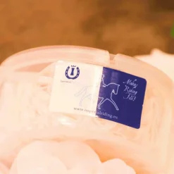 Imperial Riding - Boîte d'élastiques silicone blanc