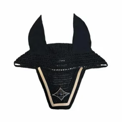 Jump'In - Bonnet écusson losange noir/ champagne/ beige