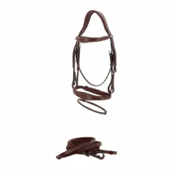 Jump'In - Bridon One Bruxelles avec rênes Noisette
