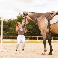 Jump'In - Bridon One Paris avec rênes Noisette