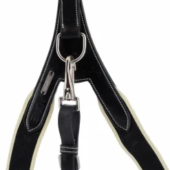 Jump'In - Collier de chasse élastique + martingale One Noir