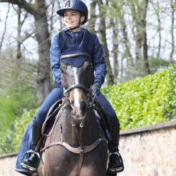 Jump'In - Collier de chasse 5 points + martingale One Noisette