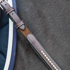 Jump'In - Collier de chasse et fourche de martingale Premium Clincher noisette